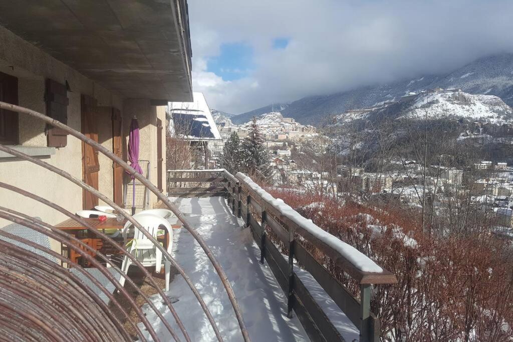 Studio Sympa Avec Terrasse , Maxi 4 Pers.Briancon Екстериор снимка