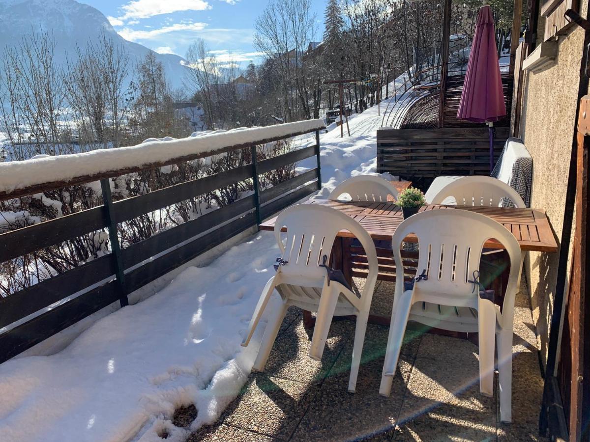 Studio Sympa Avec Terrasse , Maxi 4 Pers.Briancon Екстериор снимка