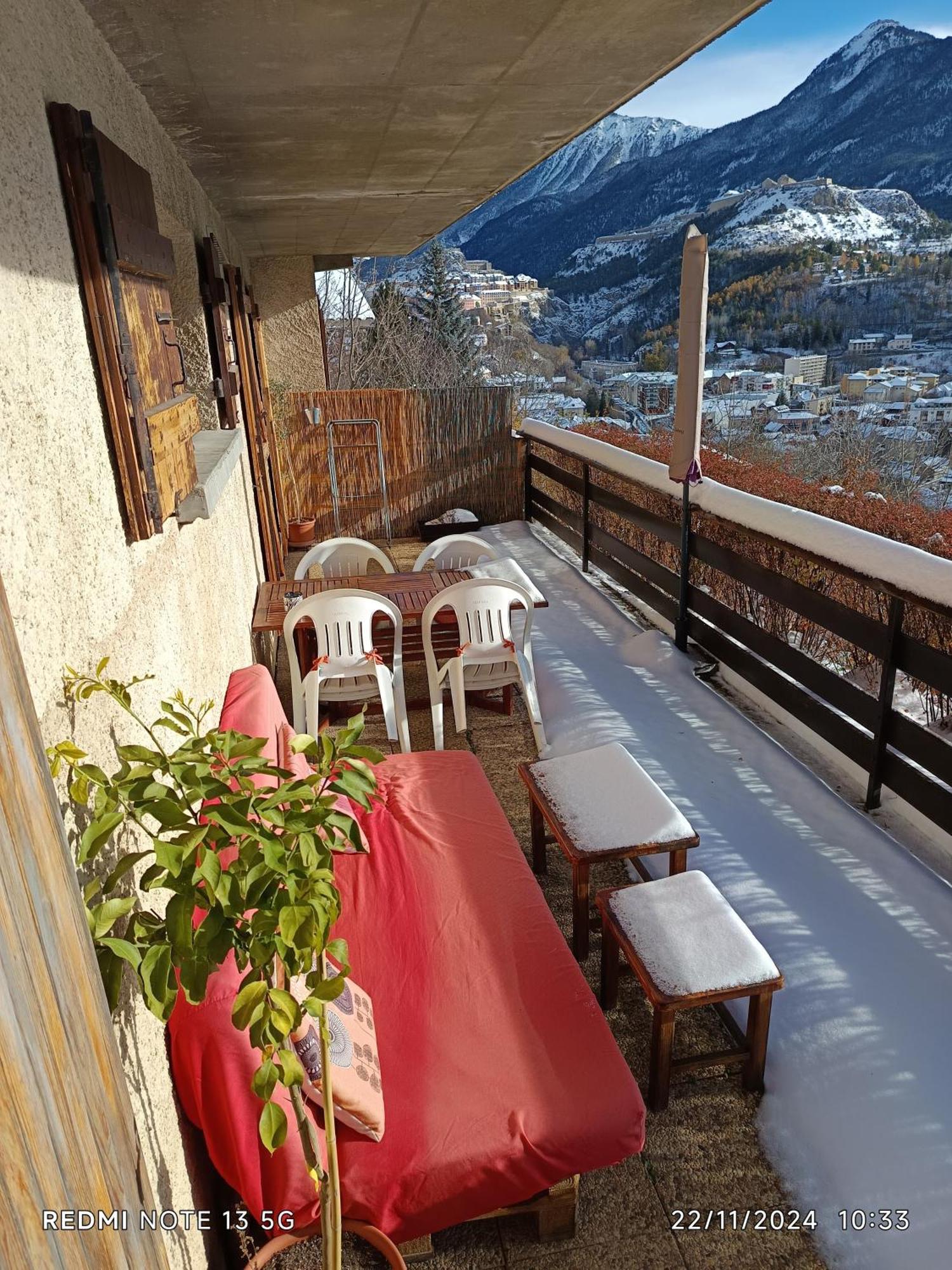 Studio Sympa Avec Terrasse , Maxi 4 Pers.Briancon Екстериор снимка
